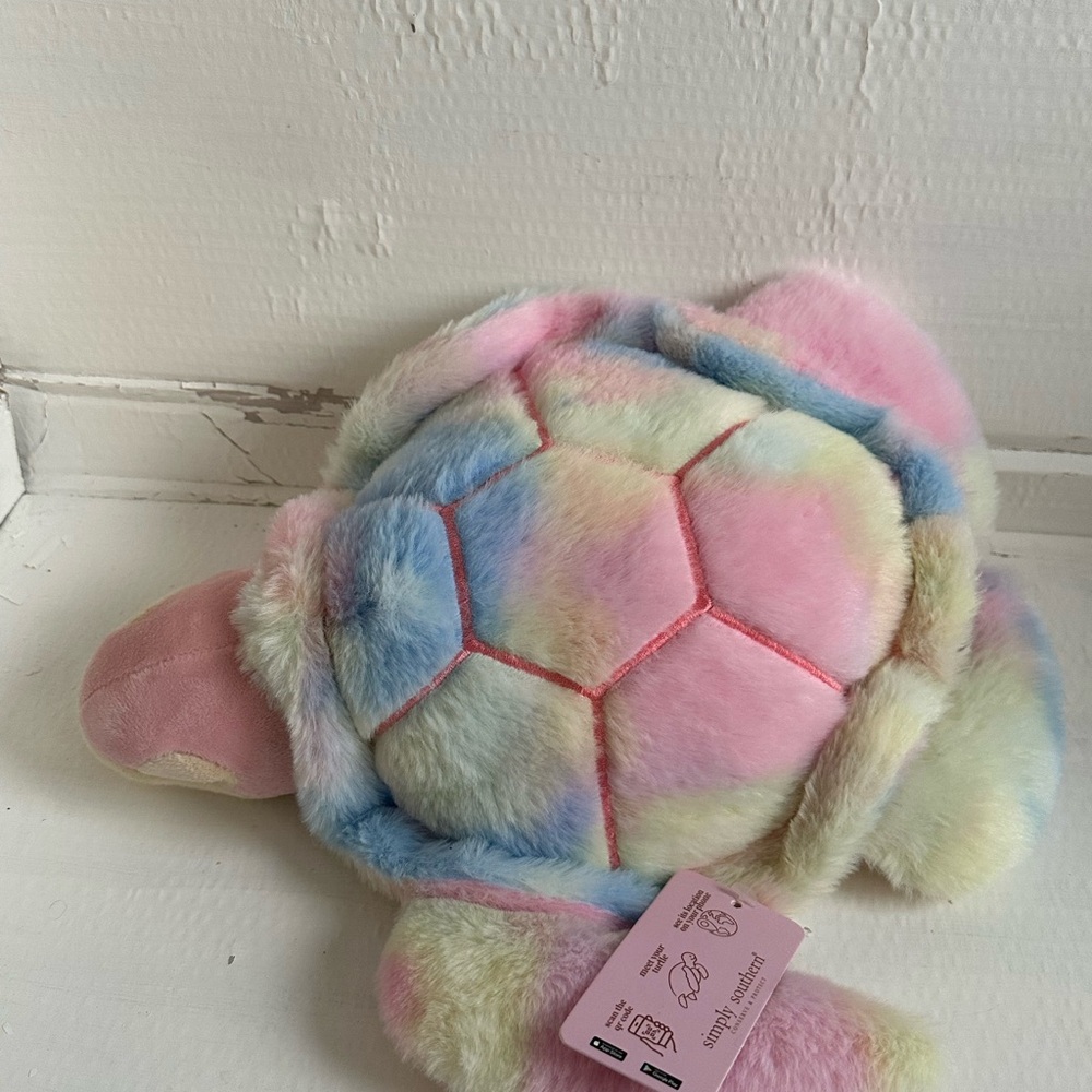 Simply Southern Multicolor Plush Turtle